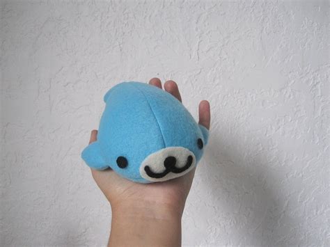 Blue Mamegoma Seal Plush Fleece 6 Inches by sleepingsheep on Etsy, $10.00 | Etsy, Kawaii shop, Plush