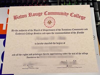 The Truth Behind A Fake Baton Rouge Community College Diploma