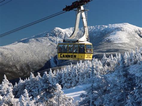 Winter Aerial Tramway - Cannon Mountain