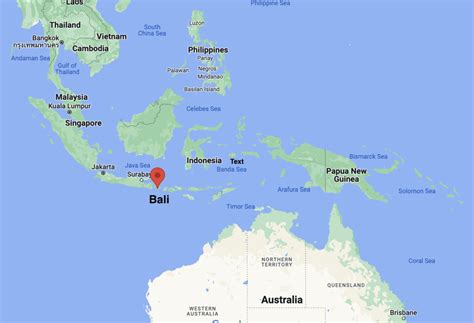 bali map south east asia - Travel Continuously