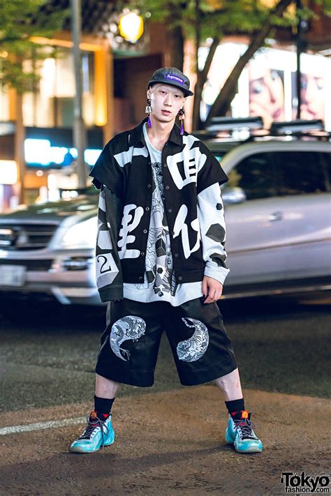 Monochrome Japanese Streetwear Style w/ Depression Tribe, GG Design, Kenzo, Supreme & Nike ...