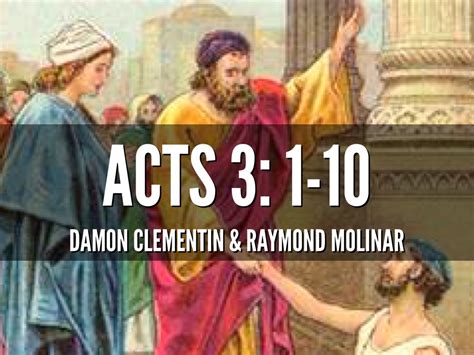 Acts Chapter 3 by Damon Clementin