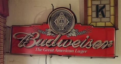 Budweiser neon sign | Collectors Weekly