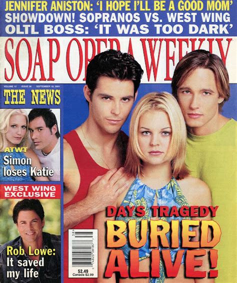 Soap Opera Weekly Cover-September 18, 2001