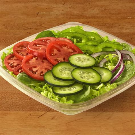 Subway Veggie Delite Salad Nutrition Facts