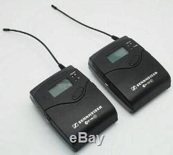 Sennheiser Ew 100 G3 Bodypack Transmitter & Receiver Withlav Mic ...