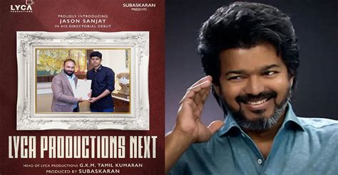 Thalapathy Vijay’s Son, Jason Sanjay, Set to Make Directorial Debut, bankrolled by Lyca Productions