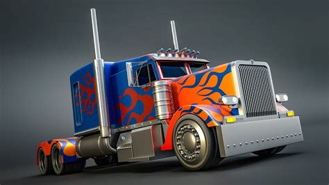 ArtStation - OPTIMUS PRIME TRUCK 3D MODEL