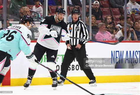 Aleksander Barko participates in the the 2023 NHL All-Star Game at... News Photo - Getty Images