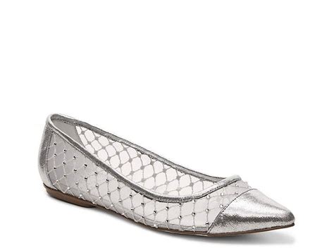 Women's Flats | DSW | Jeweled flats, Shoes, Silver low heels