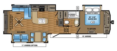 2017 Eagle Fifth Wheels 327CKTS | Jayco, Inc. Camper Living, Camper Life, Rv Life, Rv Floor ...