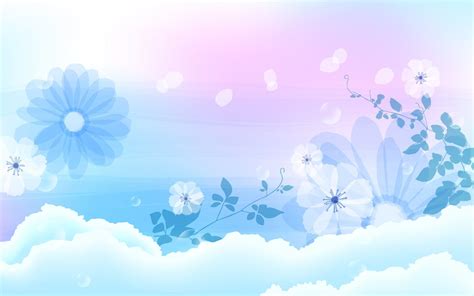 Light Blue Flower Wallpapers - Top Free Light Blue Flower Backgrounds - WallpaperAccess