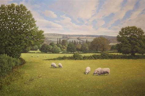 "COTSWOLD PARADISE", 2015 by PHILIP GERRARD | Oil painting landscape, Landscape paintings ...