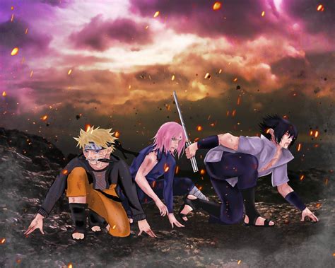 ArtStation - Team 7 - Naruto Shippuden