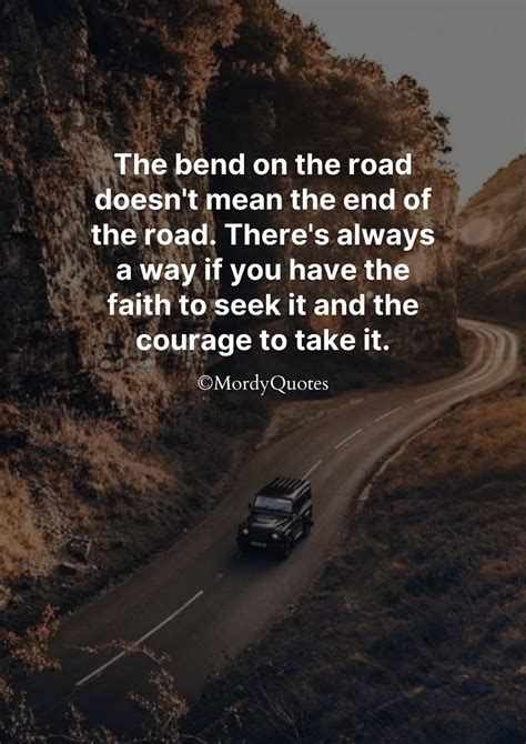 The bend is not the end