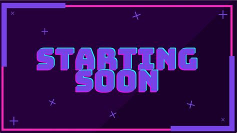 Stream Starting Soon Overlay Animated Free - Image to u