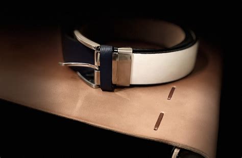 Men's Plain Bicolor Belts — LEATHER BY VAL