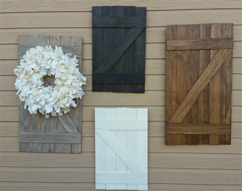 Mini Barn door rustic decor wall hanging weathered wood