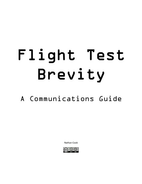 Flight Test Brevity