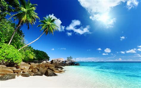 nature, Tropical, Island, Clouds Wallpapers HD / Desktop and Mobile Backgrounds