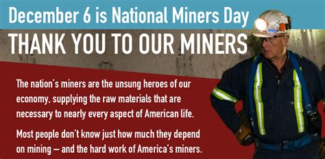 Recognizing the Irreplaceable Contribution of our Miners – Count on Coal – Reliable. Affordable ...