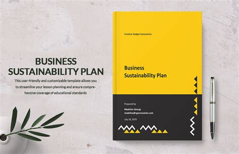 Sustainability Plan Template in Word - FREE Download | Template.net