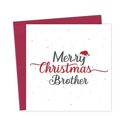 Merry Christmas Brother - Christmas Card