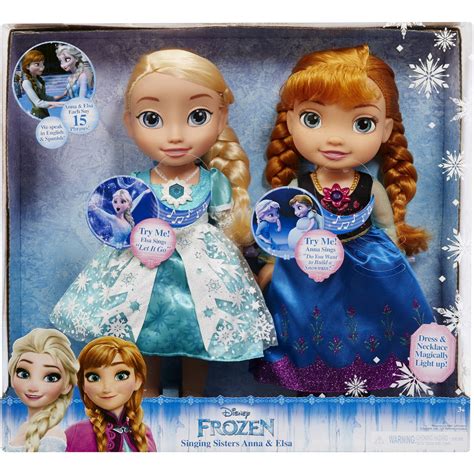 Disney Frozen Singing Sisters Elsa and Anna Dolls (Exclusive) - Walmart.com