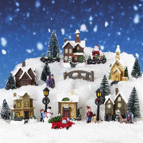 523105 / Mini Christmas Village, Set 25 | 50109 | Christmas / Light Up ...