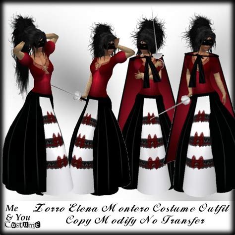 Second Life Marketplace - ***Me & You Costume Zorro Elena Montero ...