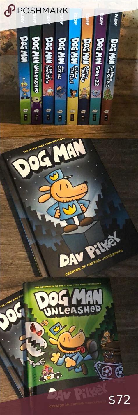 NWOT Entire Dog Man Book Series in 2020 | Dog man book, Entertaining books, Man and dog