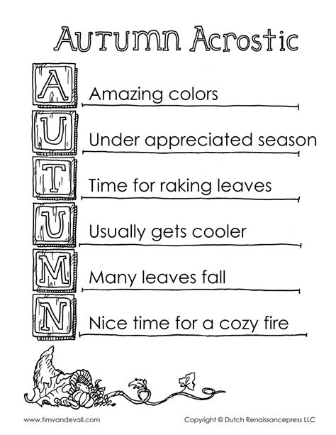 autumn-acrostic-poem-example - Tim's Printables