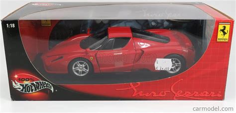 MATTEL HOT WHEELS 56293 Scale 1/18 | FERRARI ENZO FERRARI 2002 RED