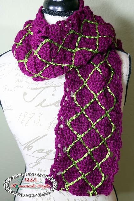 Crochet Patterns Galore - Diamond Scarf