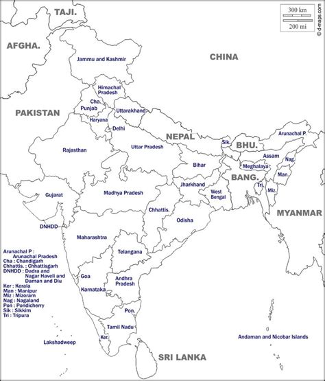 map of india showing the major cities