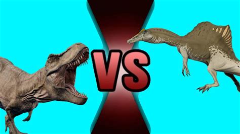 T-Rex VS Spinosaurus by ramonle on DeviantArt