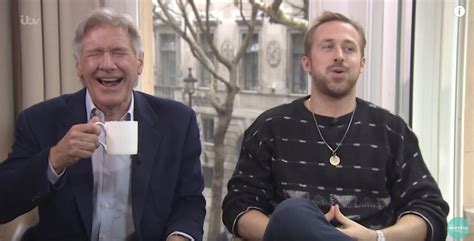 Watch Harrison Ford and Ryan Gosling Break into Hysterics in Crazy ...