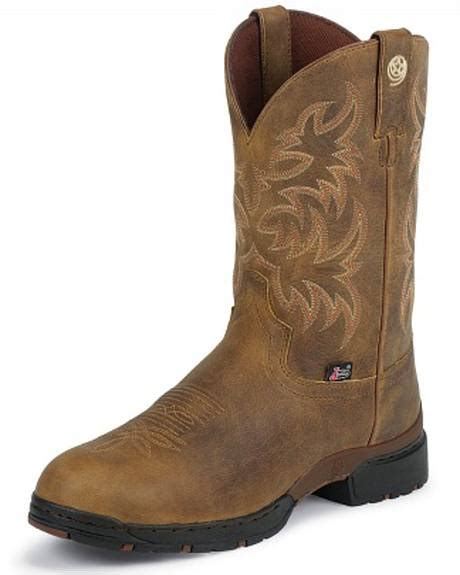 Justin George Strait 3.1 Waterproof Cowboy Boots - Round Toe - Sheplers