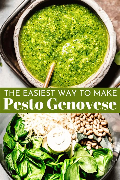 Pesto Genovese (Authentic Italian Pesto Recipe) - Platings + Pairings