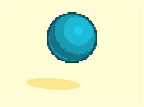 Pixel Ball Bounce by Adam Plouff on Dribbble