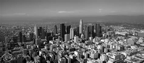 Los Angeles Skyline - Black & White by Frederick Millett / 500px