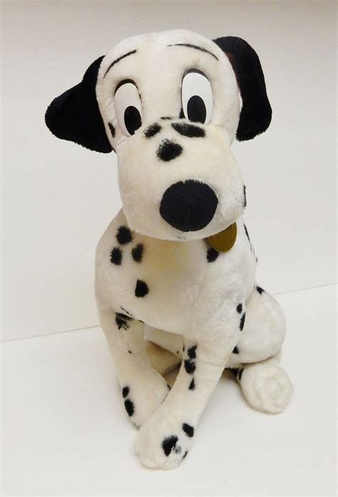 Vintage Disney Park 101 Dalmatians PONGO Dog Plush Stuffed Toy 15" Neck ...