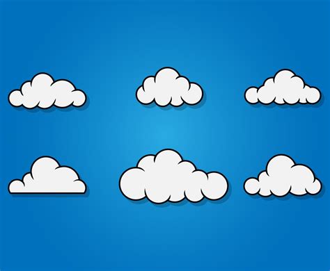 Cloud Vector Art at Vectorified.com | Collection of Cloud Vector Art free for personal use