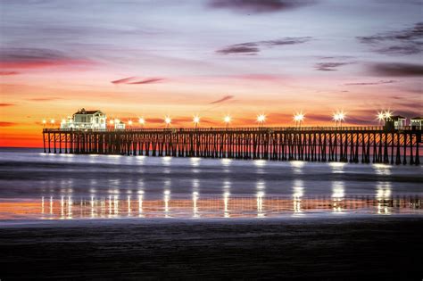 Sunset at the pier : r/Oceanside