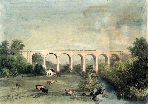 Nidd Viaduct, Leeds and Thirsk Railway, near Knaresbro' | Art UK