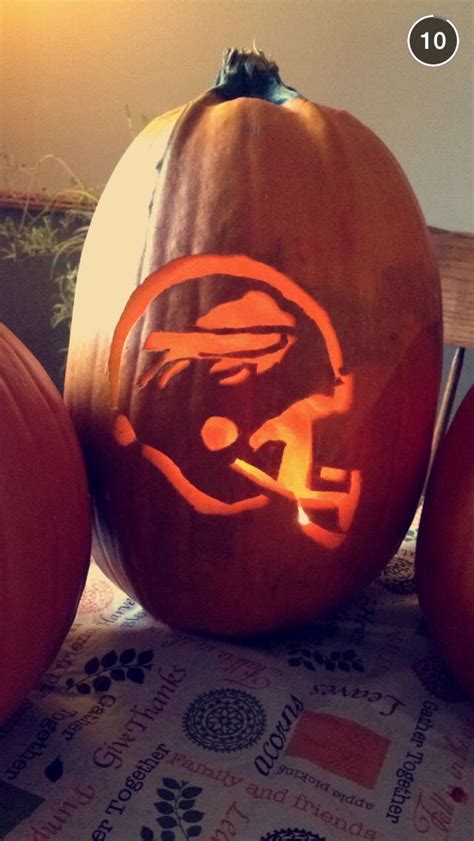 Buffalo Bills Pumpkin Carving