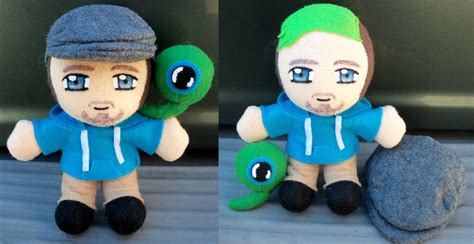 Tachi's Custom Plushies, I made a JackSepticEye and Septic Sam plushie!!...