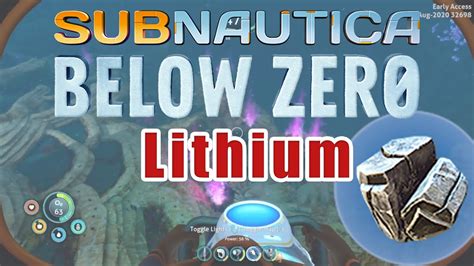 How To Get Lithium In Subnautica Below Zero : What can lithium be used ...