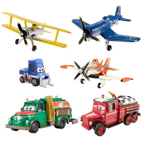 Disney Planes: Fire & Rescue Dusty's Homecoming 6-Pack Diecast | Rescue vehicles, Disney planes ...