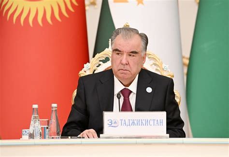 Tajikistan President Highlights Need for Regional Cooperation on ...